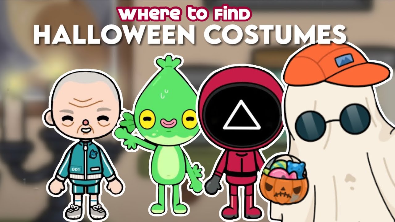 Where to find halloween costumes in Toca life world 🧟‍♀️ YouTube
