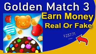How To Use golden match 3 App | Golden Match 3 App Real or Fake | golden match 3 Payment proof screenshot 3