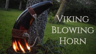 Horn & Leatherworking - Making a Viking Blowing Horn