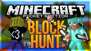 HIDE N SEEK in MCPE - BLOCKHUNT Minigame SERVER for Minecraft PE (Pocket Edition)