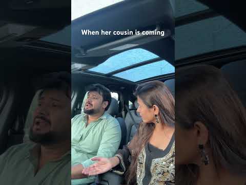When her cousin is coming #shorts #couplegoal #couplememe #flirtyshorts #couplejoke #marriagememes