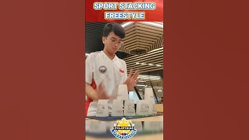 Sport Stacking Freestyle: 2/3s Cycle in 4.77 Seconds! #cupstacking #fast #shorts