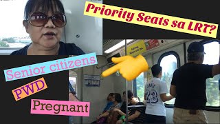 VLOG 18: PUBLIC TRANSPORT | LRT | PRIORITY SEATS