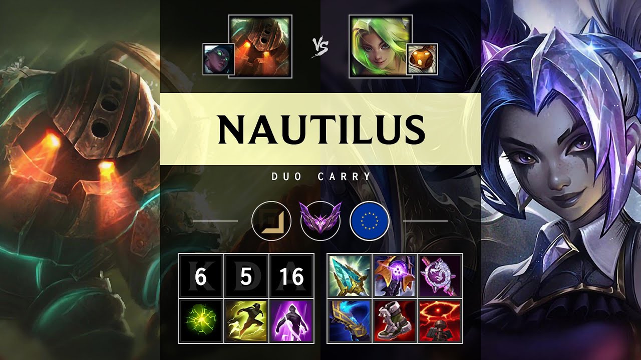 Nautilus Carry vs Zeri - EUW Master Patch 25.12
