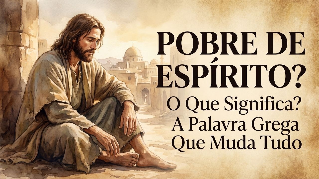 O Que Significa Ser POBRE DE ESPÍRITO? A Palavra Grega Que Muda Tudo