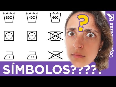 🤔 O QUE SIGNIFICAM OS SÍMBOLOS NA ETIQUETA DA ROUPA | Organiza Dafne