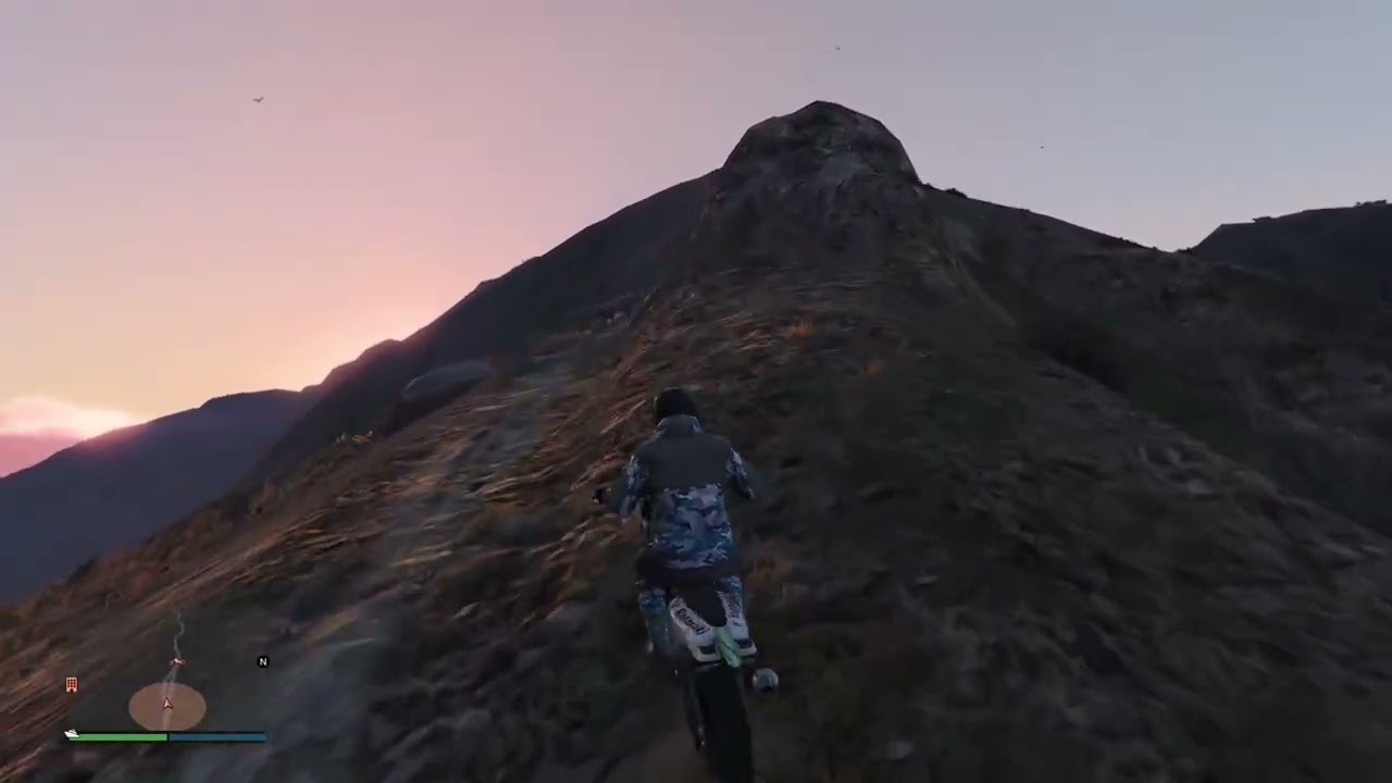 Petite balade en moto sur gta 5 avec  leogp93
