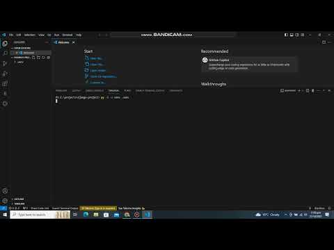 How to Setup Django Project in Visual Studio Code? | Create Django project in vs code | Hindi | Urdu