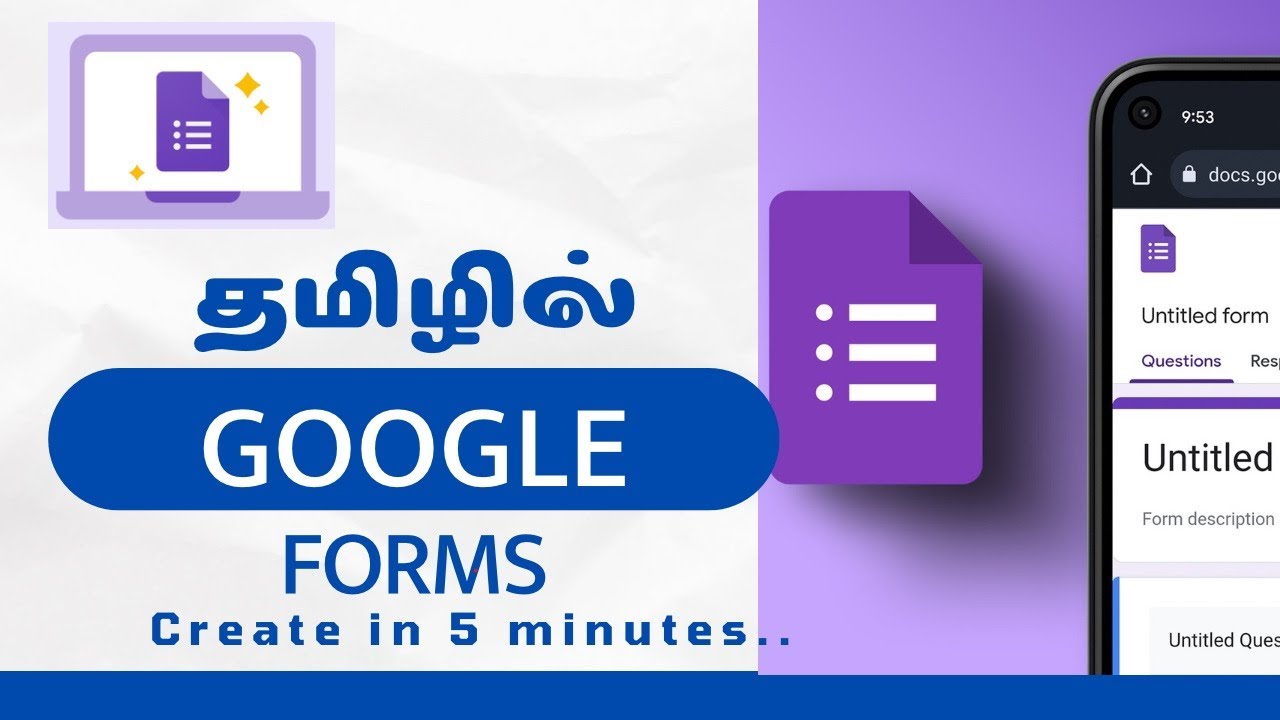 How to Create Google Forms in Tamil | கூகுள் ஃபார்ம்ஸ் உருவாக்குவது ...