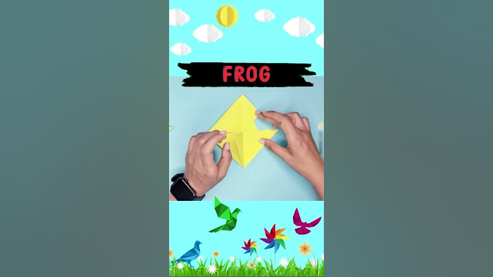 Ribbit-ing Fun! Make This Easy Origami Frog Face on QtParts! #origami #origamipaper #animallover