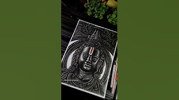 Ramlala Realistic 😍 Drawing ✍️❤️‍🩹Ayodhya Shree Ram Lala #shorts #ramlala #ayodhyarammandir #drawing