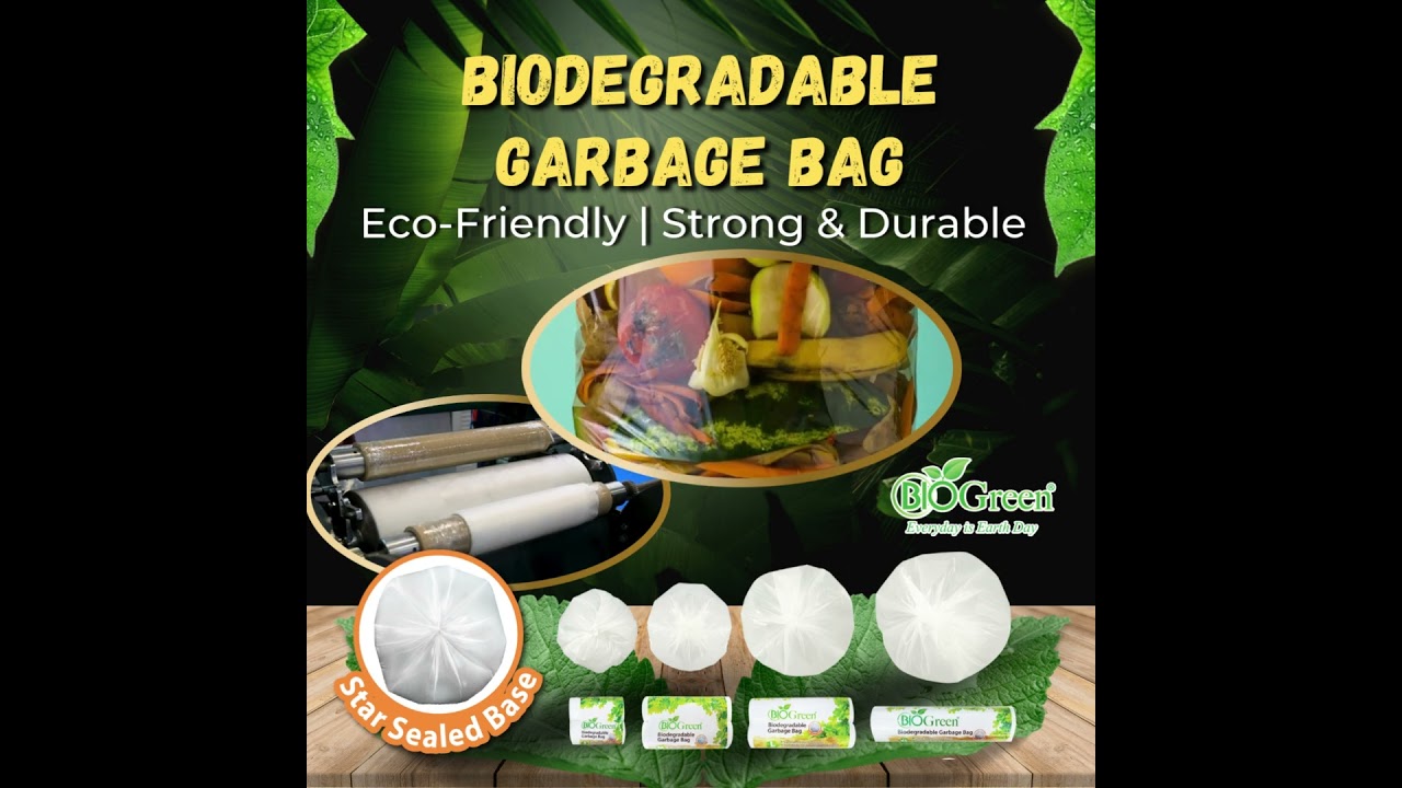 Biodegradable Garbage Bag (Star Seal) 4 Sizes (S, M, L, XL)