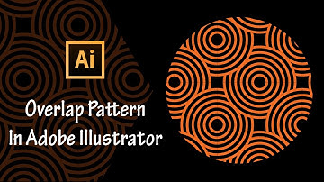 How to create overlap pattern illustrator | Overlap circles pattern | Illustrator tutorials