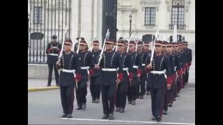 CAMBIO DE GUARDIA PALACIO DE GOBIERNO Lima Peru