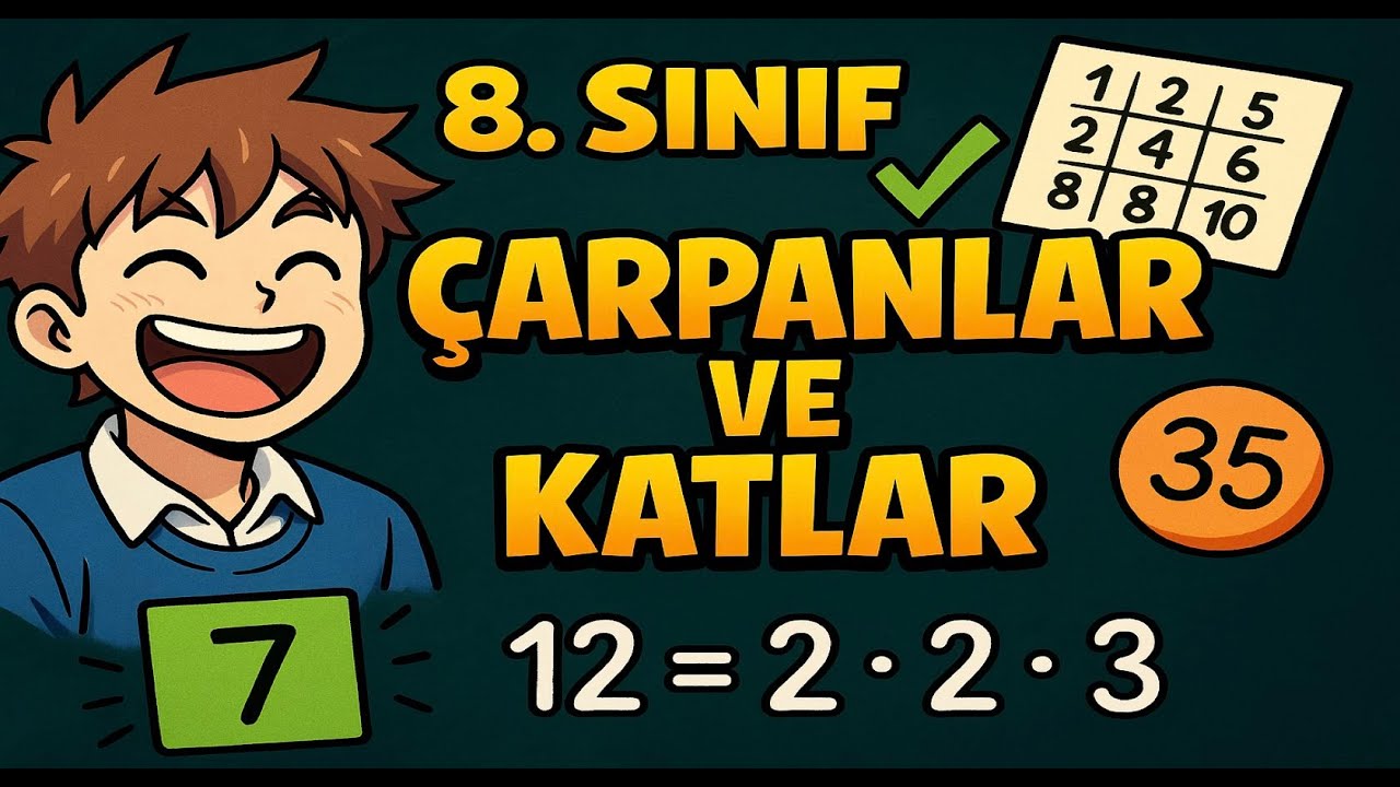 8. Sınıf Matematik Çarpanlar ve Katlar Konu Anlatımı