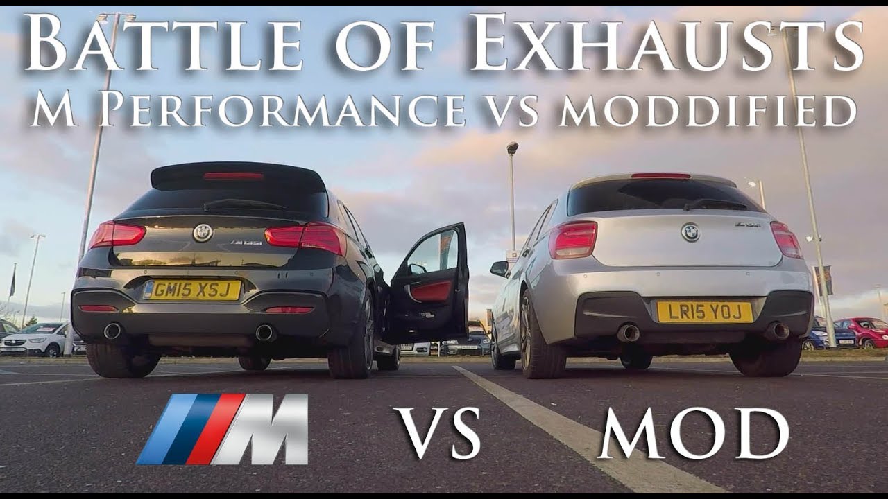 BMW M135i EXHAUST BATTLE - MPE vs modified back box comparison