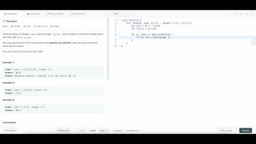 LeetCode Problem 1. Two Sum - Solution - Swift