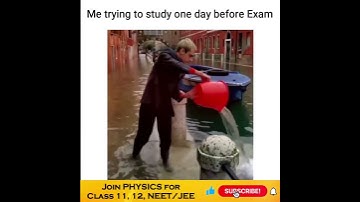 Study one day before Exam | Physics with Umesh Rajoria | 11, 12, NEET /JEE  #umeshrajoria #shorts