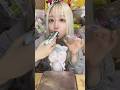 最高においしい‼️板チョコアイス×マシュマロ🍫 #asmr #mukbang #eatingsounds #咀嚼音 #food
