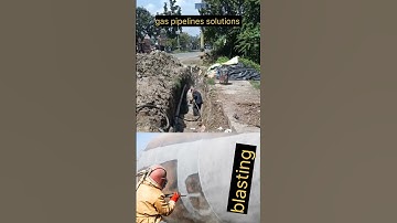 🚧 Blasting Work in Field Joint #coating #pipelining #welding #construction #viral #blasters 🤩