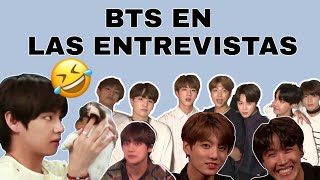 BTS // MEJORES MOMENTOS EN LAS ENTREVISTAS