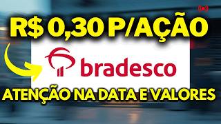 BBDC3: DATA e VALORES para O PAGAMENTO DE DIVIDENDOS do BRADESCO BBDC4 | PREÇO TETO e PREÇO JUSTO