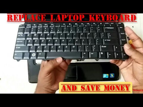 How to Change Laptop Keyboard  DELL INSPIRON1545 Keyboard Replacement at home  Repair Laptop Part1