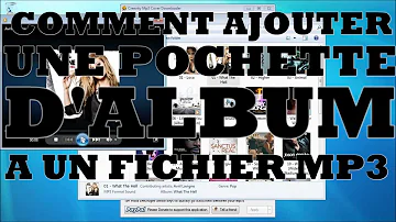 Comment ajouter une pochette d'album sur Windows Media Player ?