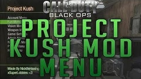 [BO1/PS3] Project Kush Mod Menu 1.13 DEX/CEX All CLients