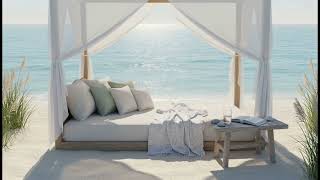 Beachside Reading Escape 🌿 Relaxing Ocean Ambient Music | Study, Work, Focus & Unwinding