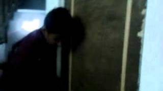 Locked in the bathroom.....;)