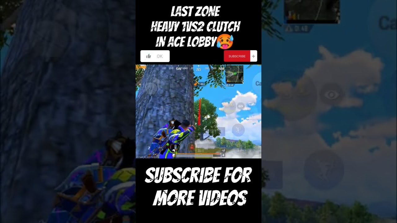 Last Zone Heavy 1vs2 Clutch🔥|In Ace Lobby🥵|