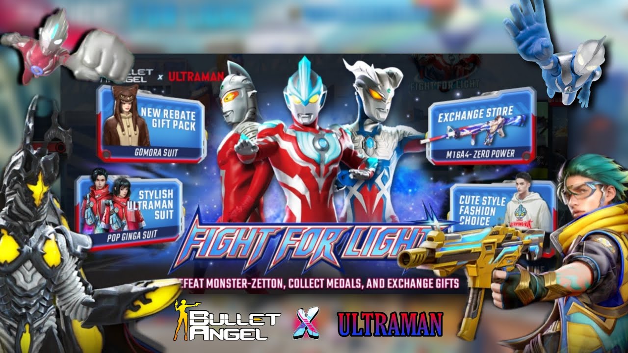 Bullet Angel S6 New Update | BULLET ANGEL X ULTRAMAN | Ladder Race | Fight 4 Light | Sakuracho Map