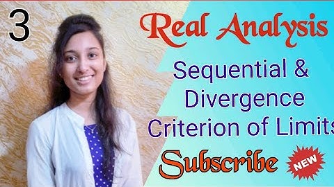 Sequential & Divergence Criterion of Limit Of a function. Real analysis