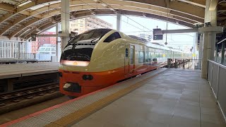 【右側面車窓 速度計 M】 特急いなほ7号(E653系) 新発田 → 秋田 【鳥海山】