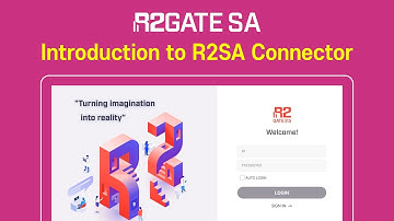 R2GATE SA Tutorial Series | Step 1: Introduction to the R2SA Connector
