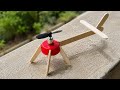 How to Make a Flying Helicopter | Toy Wooden Helicopter DIY | DC motor awesome ideas