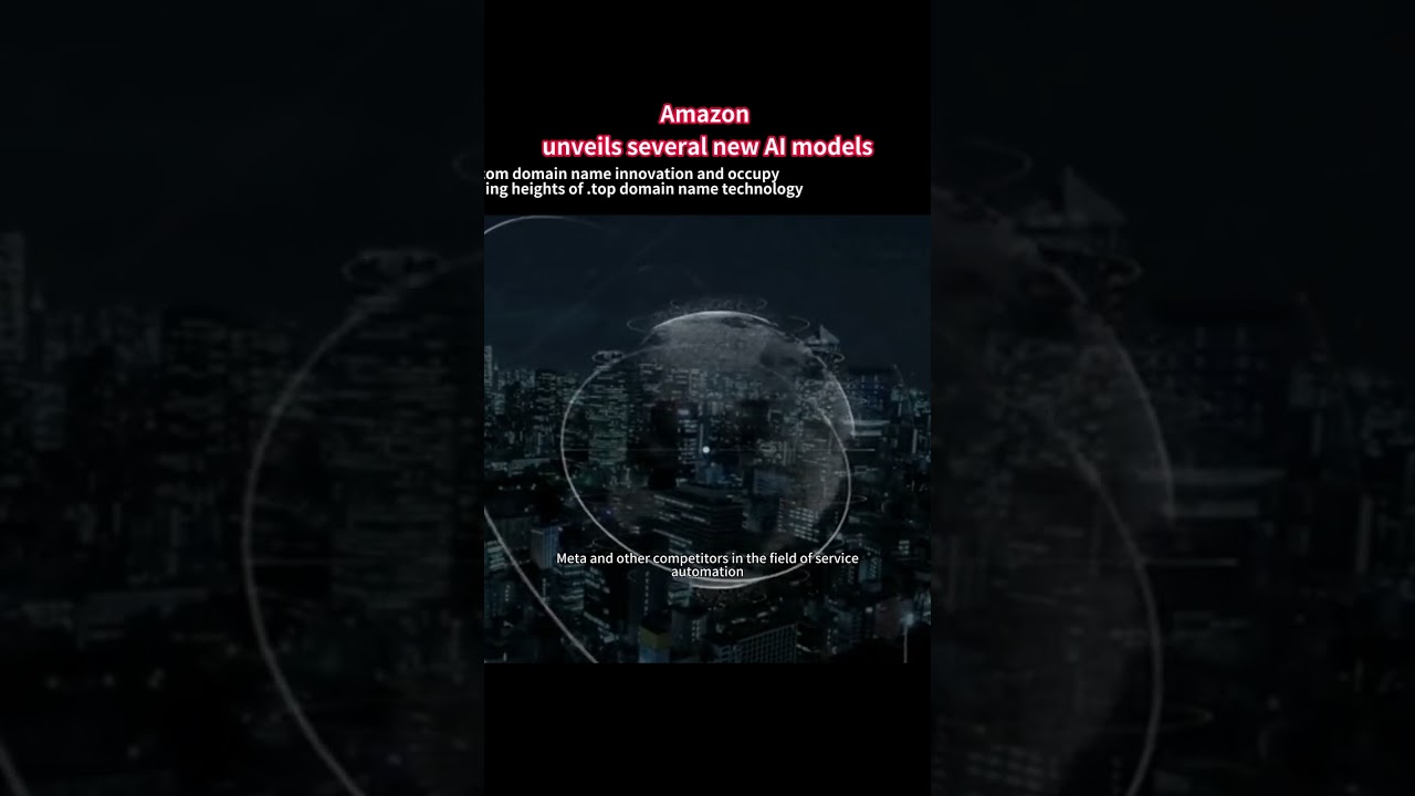 Amazon unveils several new AI models They can be used to generate text, images, and videos