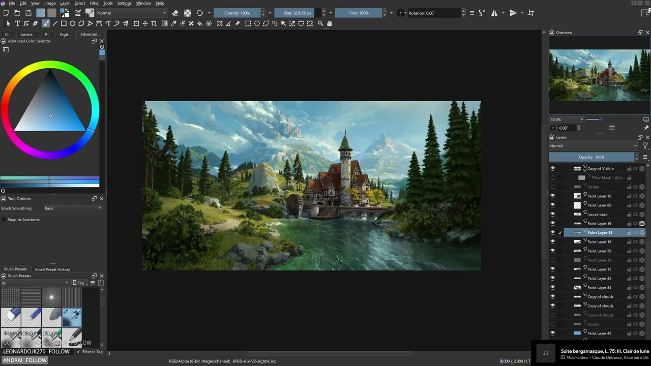 Picking up a painting from 3 years to finally try and "finish" it.