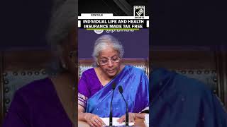 “Exemption of GST on individual life insurance policy”, announces FM Sitharaman