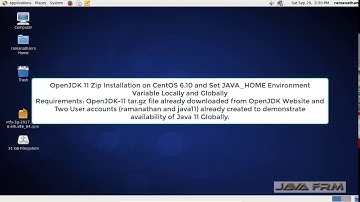 OpenJDK 11 Zip Installation on CentOS 6.10 and Set JAVA_HOME Environment Variable | Java 11