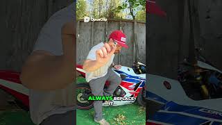 DIY maintenance on cbr600rr! #motorcycle #honda #cbr600rr #motovlog #dji #bikelife #diy #biker