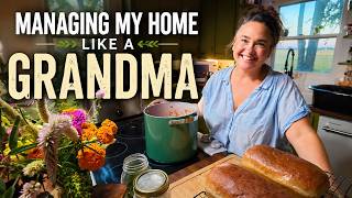 I'm Managing My Home Like a Grandma | A Day of Old Fashioned Homemaking