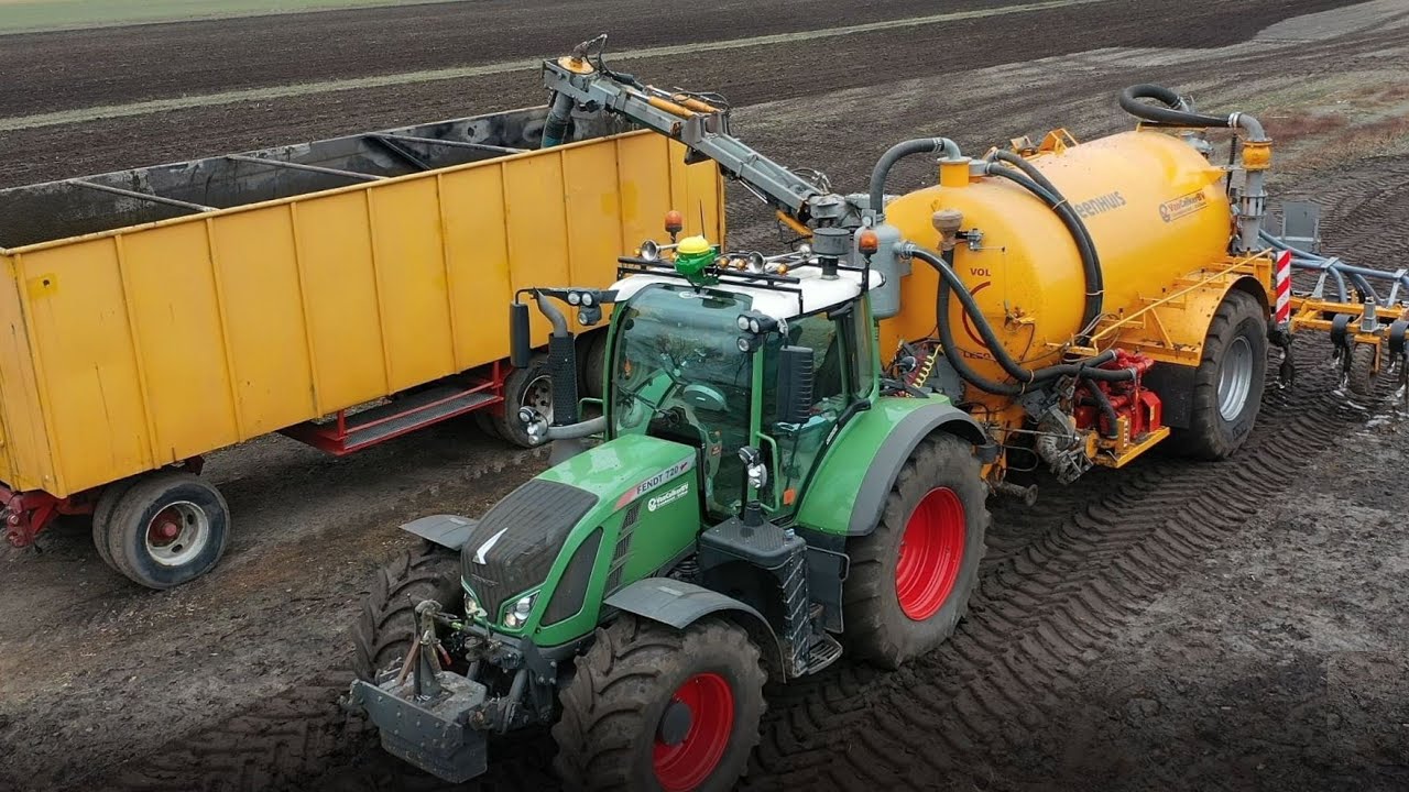 Bouwland bemesten met Veenhuis HDG 12500 VanCalker BV Kolham