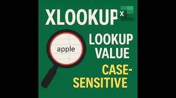 Xlookup - Lookup Value (Case-sensitive)
