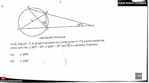 WASSCE 2024 Core Maths Paper 2 Question 4  -Ghana