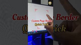 How to Make Custom Page Border in MS Word | Page Border Design Tutorial in Word #shorts #msword