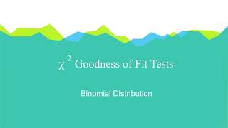 Goodness of Fit Tests Binomial 1 | Chi Squared Test | Further Statistics