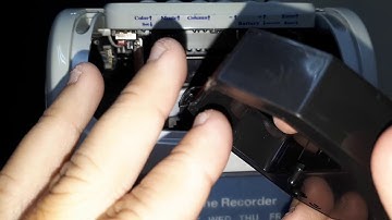 Change / Tukar Ink Cartridge Ribbon Punch Card Machine