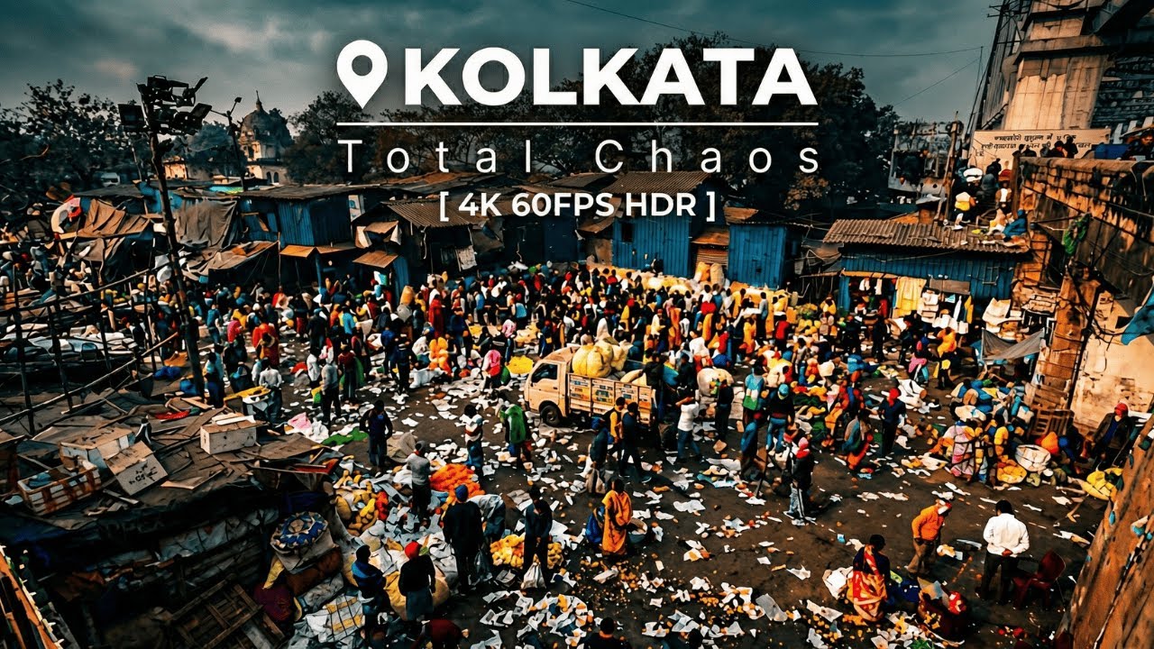 INSIDE KOLKATA: The Real India Tourists Don't See | 4K HDR Walking Tour